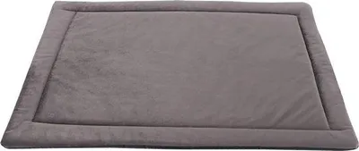 Image de Lit pour chien moelleux, antidérapant, lavable, en peluche, 89 x 58 cm, marron