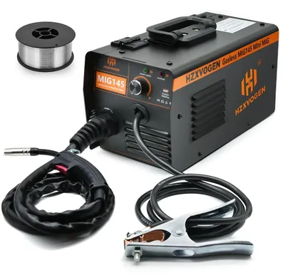 Obrázek produktu pro Hzxvogen - Svařovací stroj - Elektrický svařovací stroj - Svařování bez plynu - Poloautomatický svařovací stroj