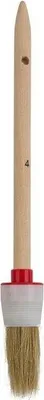 Produktbild von Rundpinsel mit Holzgriff 25 mm, Farbpinsel Malerpinsel Streichpinsel Pinsel