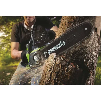 Produktbild von Greenworks Kettensäge G40CS30 mit 40 V 2 Ah Batterie 30 cm 20117UA