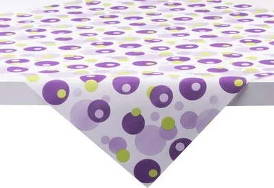 Produktbild von Sovie HOME Tischdecke Bubbles in Violett-Grün aus Linclass® Airlaid 80 x 80 cm, 1 Stück