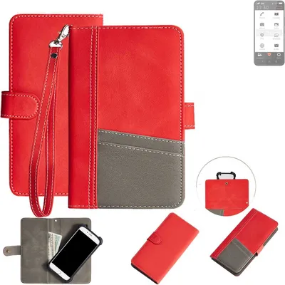 Produktbild von K-S-Trade Handy Schutzhülle für Gigaset GS5 Senior Hülle Portemonnee Brieftasche Klapphülle Kartenfächer Flip Wallet Case Etui