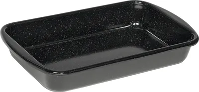 Produktbild von RIESS Vierkantpfanne Profi 33x42x7cm schwarz emailliert
