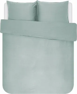 Produktbild von Essenza Satin Bettwäsche-Garnitur Minte  Farbe Dusty green Größe 140x200+70x90