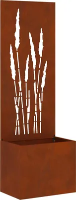 Obrázek produktu pro vidaXL Zahradní paraván, rezavý, 50 x 150 cm, z nerezové oceli odolné proti povětrnostním vlivům