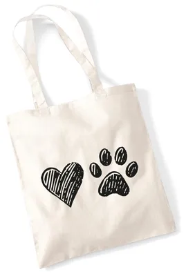 Produktbild von Huuraa Jutebeutel Herz Tapse 10 Liter Natural Baumwolle Tasche Geschenkidee