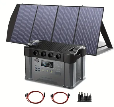 Immagine prodotto di Centralina portatile di alimentazione – Batteria mobile – Gruppo di continuità – Energia solare – Potenza di 2400W
