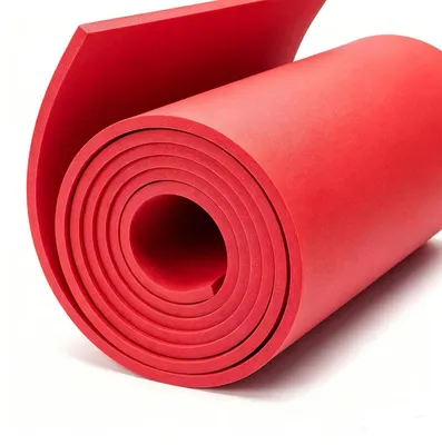 Obrázek produktu pro Pěnová deska z molitanu, červená, 5 mm, 35 x 200 cm, EVA, materiál pro tvoření