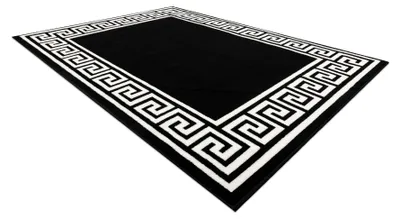 Image de BCF Tapis Morad GREK grec - noir noir 240x340 cm