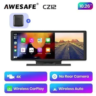 Obrázok produktu pre Dashcam, bezdrôtové CarPlay, Android Auto, model CZ12-G, bez GPS