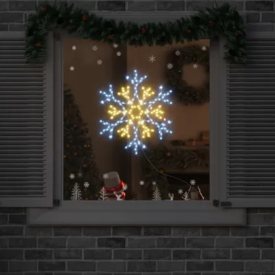 Imagen del producto de Copos de nieve navideños Cálido 56 x 49 x 0.7 cm PVC 180 LED