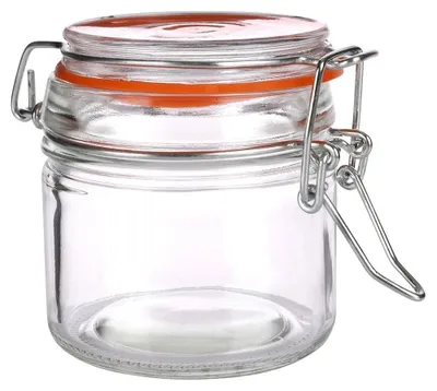 Zdjęcie produktu dla Słoik – szklany pojemnik z zakrętką – 100 ml – do przechowywania żywności