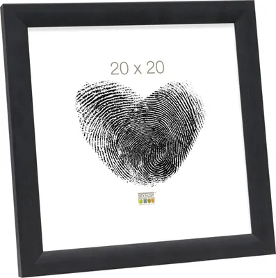 Produktbild von Deknudt S54S schwarzer Fotorahmen aus Holz, 30 x 30 cm