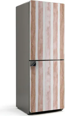 Zdjęcie produktu dla Wzór w pionowe paski - Osłona magnetyczna na lodówkę - Folia dekoracyjna magnetyczna do kuchni - Magnes na lodówkę deco - Samoprzylepna tablica magnetyczna - Folia magnetyczna na drzwi lodówki - 70x190 cm