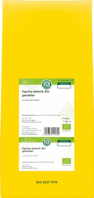 Produktbild von Paprika edelsüß 1000g - Einzelgewürz von Lebensbaum