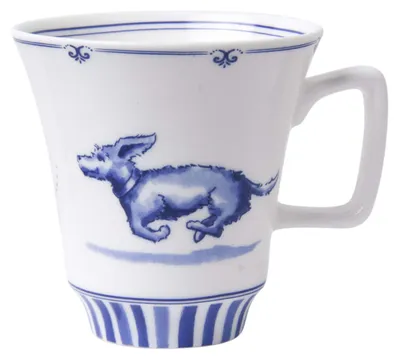 Heinen Delfts Blauw – Kaffeebecher Teckel Nhaan 145 ml – Bild 1