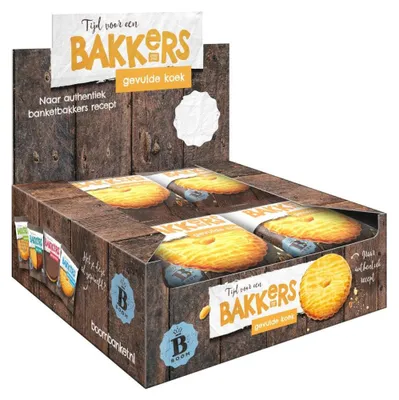 Immagine prodotto di Boom Gevulde Koek 16 x 100g – Biscotti ripieni tradizionali olandesi