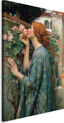 Produktbild von Vliesstoff Leinwandbild - The Soul of the Rose 60x90 cm Reproduktionen l-E-10012-b-a