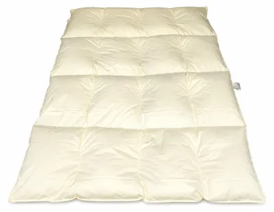 Produktbild von Betten Hofmann 4-Kammer Bettdecke Federbett Steppbett Winterdecke 135x200 cm 1400g 30% Daunen