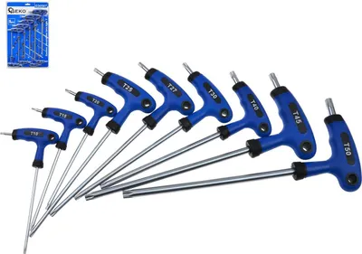 Obrázok produktu pre Sada Torx kľúčov s L-rukoväťou T10 - T50 9ks