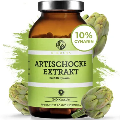 QIDOSHA Artischocken-Extrakt mit 10% Cynarin, 240… – Bild 1