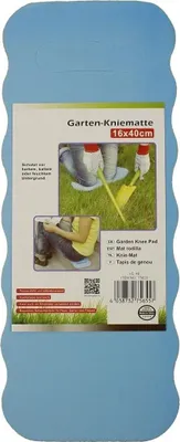 Produktbild von HAAC 2er Set Kniematte Kniekissen Größe 40 cm x 16 cm x 2 cm Garten Farbe blau