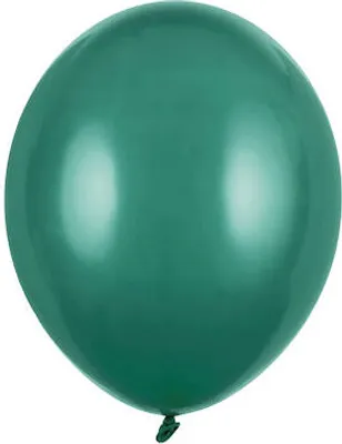Produktbild von Starke flaschengrüne Latexballons, Pastell-Flaschengrün, 12 cm, 100 Stück