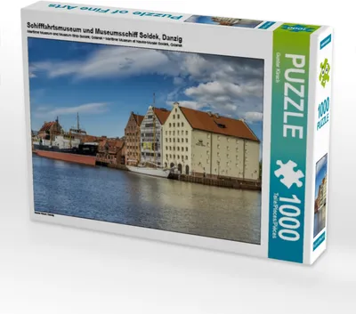 Produktbild von Calvendo Schifffahrtsmuseum und Museumsschiff Soldek, Danzig 1000 Teile Puzzle quer 640x480mm, Kirsch Gunter; 7448100