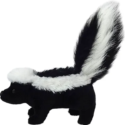 Image de Poupet Junior 13 cm en peluche noir/blanc