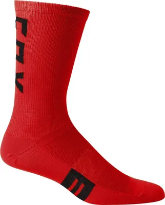 Obrázek produktu pro Cyklistické ponožky FOX Classic - FLEXAIR MERINO - červená S-M