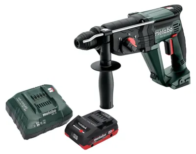 Zdjęcie produktu dla Metabo KH 18 LTX 24 akumulatorowy kombimłot 18 V 2,1 J SDS Plus + 1x akumulator LiHD 4,0 Ah + ładowarka