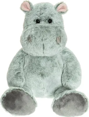 Produktbild von Nilpferd-Plüschtier, superweich, 36 cm, maschinenwaschbar