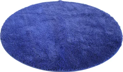 Produktbild von Mikrofaser-Badematte 90 cm rund,  Royalblau 90cm