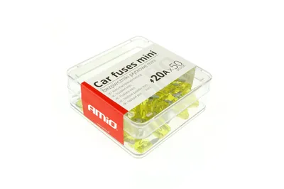 Image de MINI fusibles plats pour automobile 20A Set - 50 pièces AMIO-02221 Haute qualité