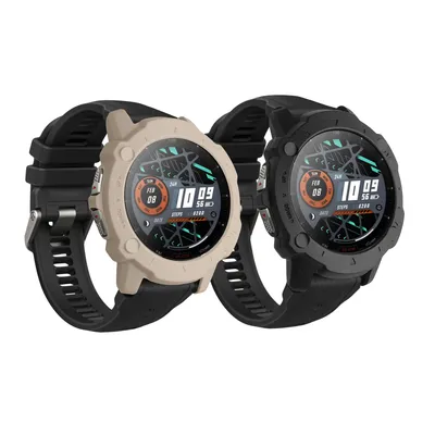 Obrázek produktu pro kwmobile 2x sportovní ochranné pouzdro kompatibilní s Huami Amazfit Falcon - Silikonový kryt bez trackeru černý bílý