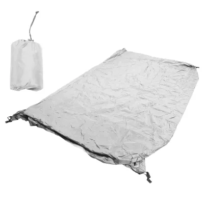 Produktbild von Ping-Pong-Tischabdeckung für den Außenbereich, wasserdicht, staubdicht, silberbeschichtete Tischtennis-Abdeckung für Innenhof, Terrasse, Grau