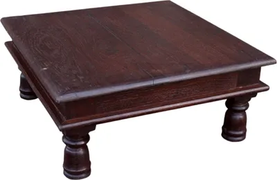 Produktbild von Kleiner Tisch, Blumenbank, Kaffeetisch, Beistelltisch, Couchtisch - Modell 3, Braun, Holz, 15*30*30 cm, Kaffeetische & Bodentische