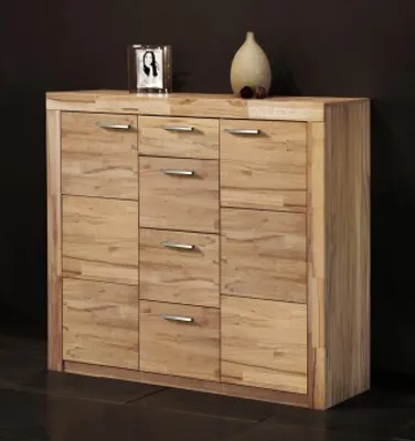 Produktbild von Highboard in Kernbuche teil-massiv, geölt