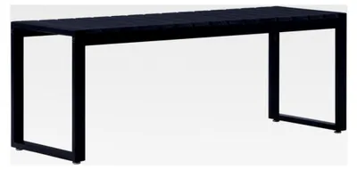 Produktbild von Gartenbank, 120,5 cm, PS-Board, Schwarz