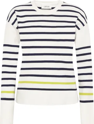 Produktbild von Cartoon Strickpullover Kurz 1881 Cream/Blue 38