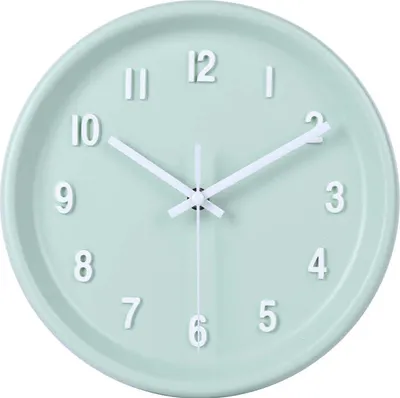 Obrázek produktu pro SensaHome Nástěnné hodiny Oslo - Moderní skandinávský design - Kulaté hodiny - Ø25 cm - Tyrkysové