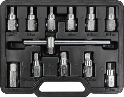 Immagine prodotto di Set di chiavi per scarico olio 3/8" 12 pezzi