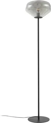 Produktbild von Lindby Stehleuchte Lelia, rauchgrau, Glas, Metall, 150 cm