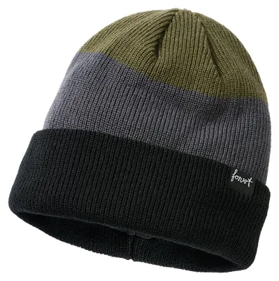 Image de Forvert Bonnet Beanie, couleurs : noir, marine, vert forêt - Taille unique (OS), Image générée par une IA