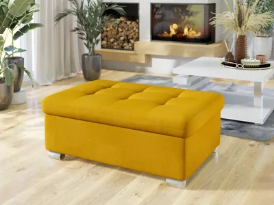 Obrázek produktu pro Taburetka do obýváku NELLI 2 - žlutá 3