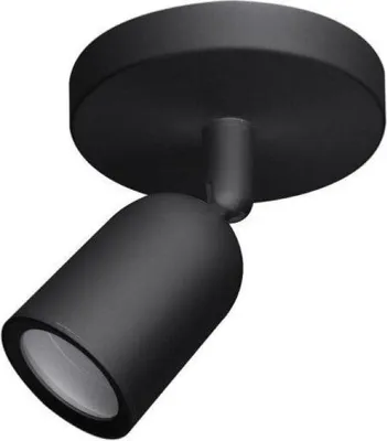 Image de Spot LED en Saillie Orientable NOIR pour Ampoule GU10