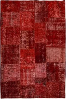 Productafbeelding van Patchworkdeken, rood (170x240 cm)