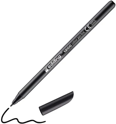 Obrázek produktu pro EDDING 1200 - Schwarz - 1 mm - Schwarz - Mehrfarbig - 10 Stück(e)