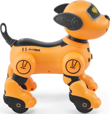 Obrázek produktu pro RC robotický pes, hračka, mluvící, tančící, dotykový a hlasový dálkový ovladač, programovatelný