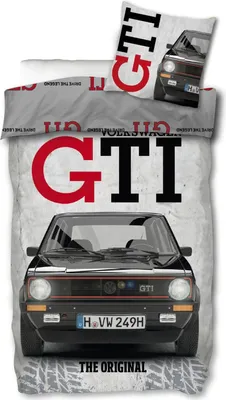 Produktbild von VW Golf 1 GTI - Legende - Bettwäsche-Set, Volkswagen 135x200 & 80x80